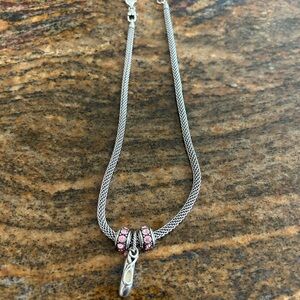 Brighton Ballet Shoe necklace